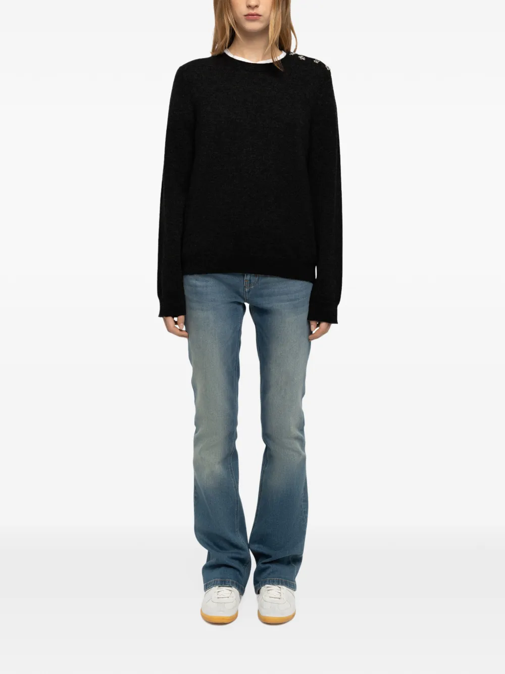 Zadig&Voltaire Cara kasjmier trui Zwart