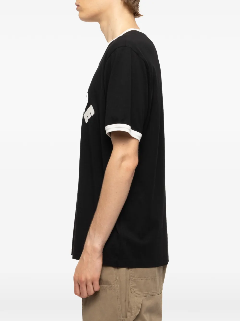 Zadig&Voltaire T-shirt met logoprint Zwart