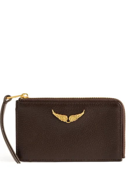 Zadig&Voltaire ZV grained leather cardholder