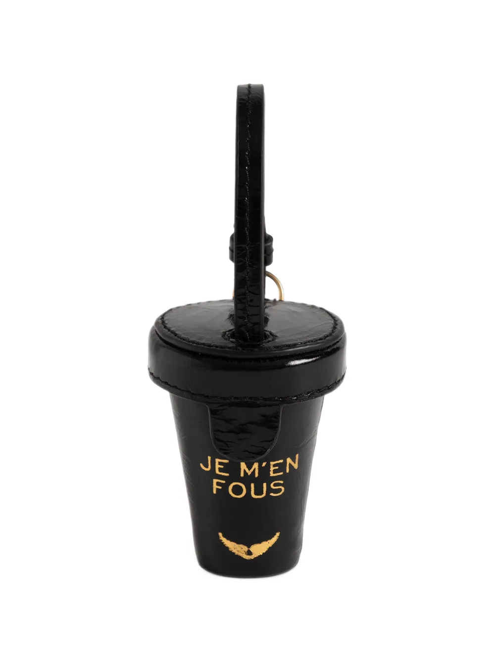 Zadig&Voltaire coffee cup keyring Zwart