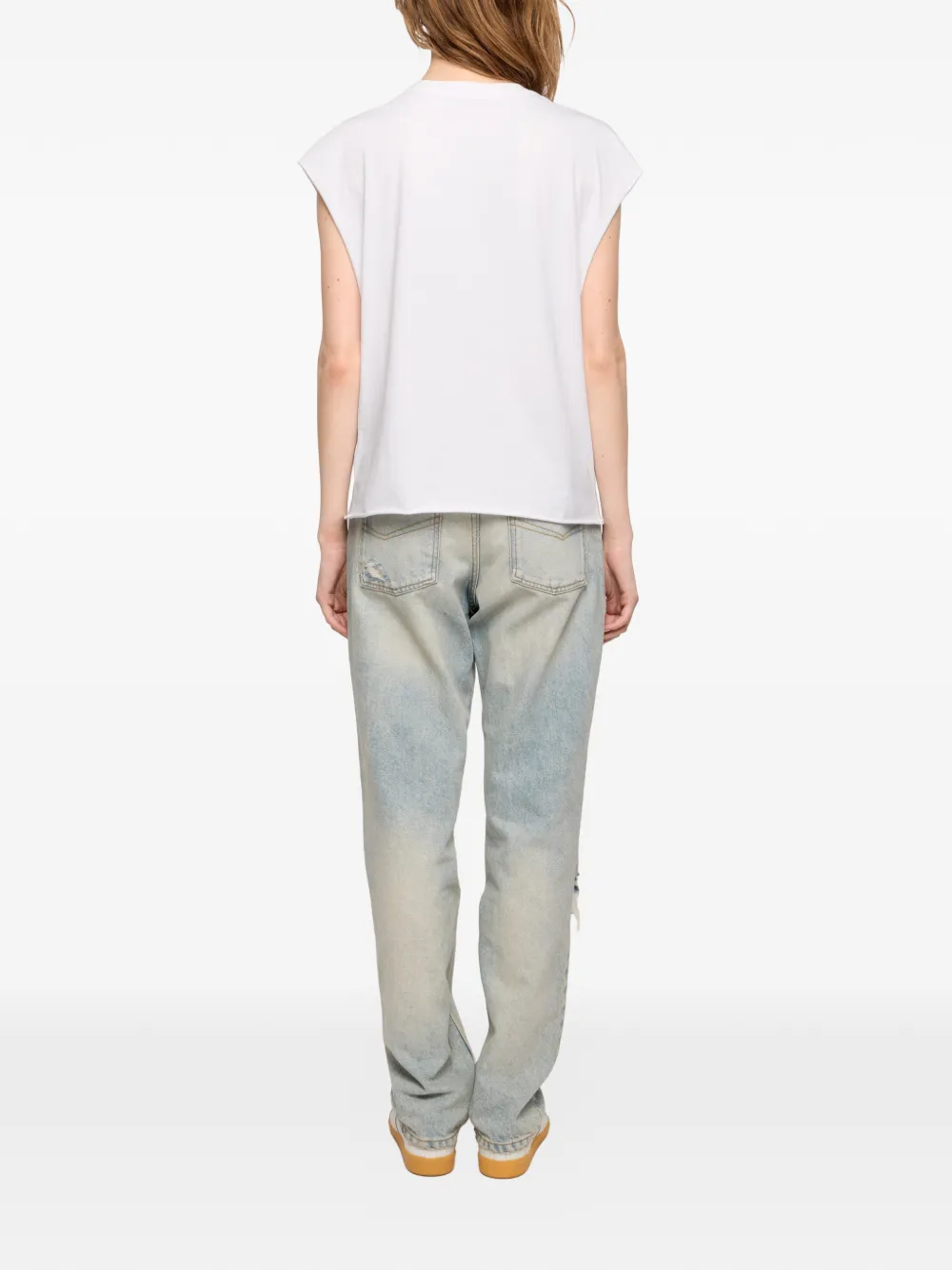 Zadig&Voltaire Cloe T-shirt met ronde hals Wit