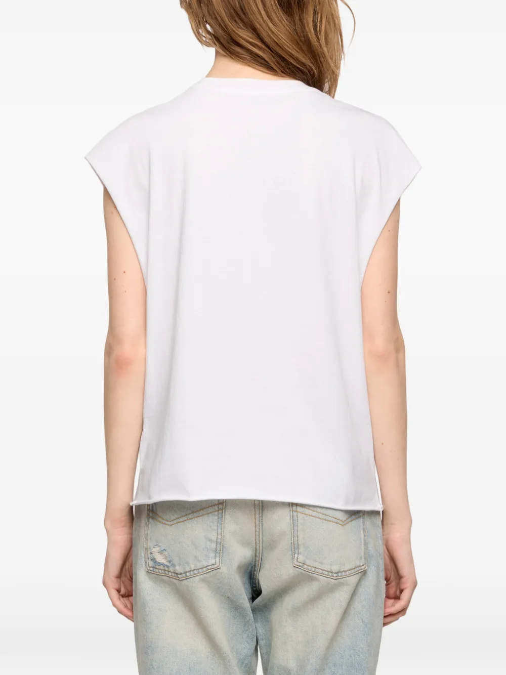 Zadig&Voltaire Cloe T-shirt met ronde hals Wit