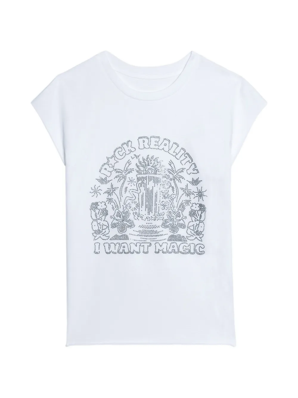 Zadig&Voltaire Cloe crew-neck T-shirt - Bianco
