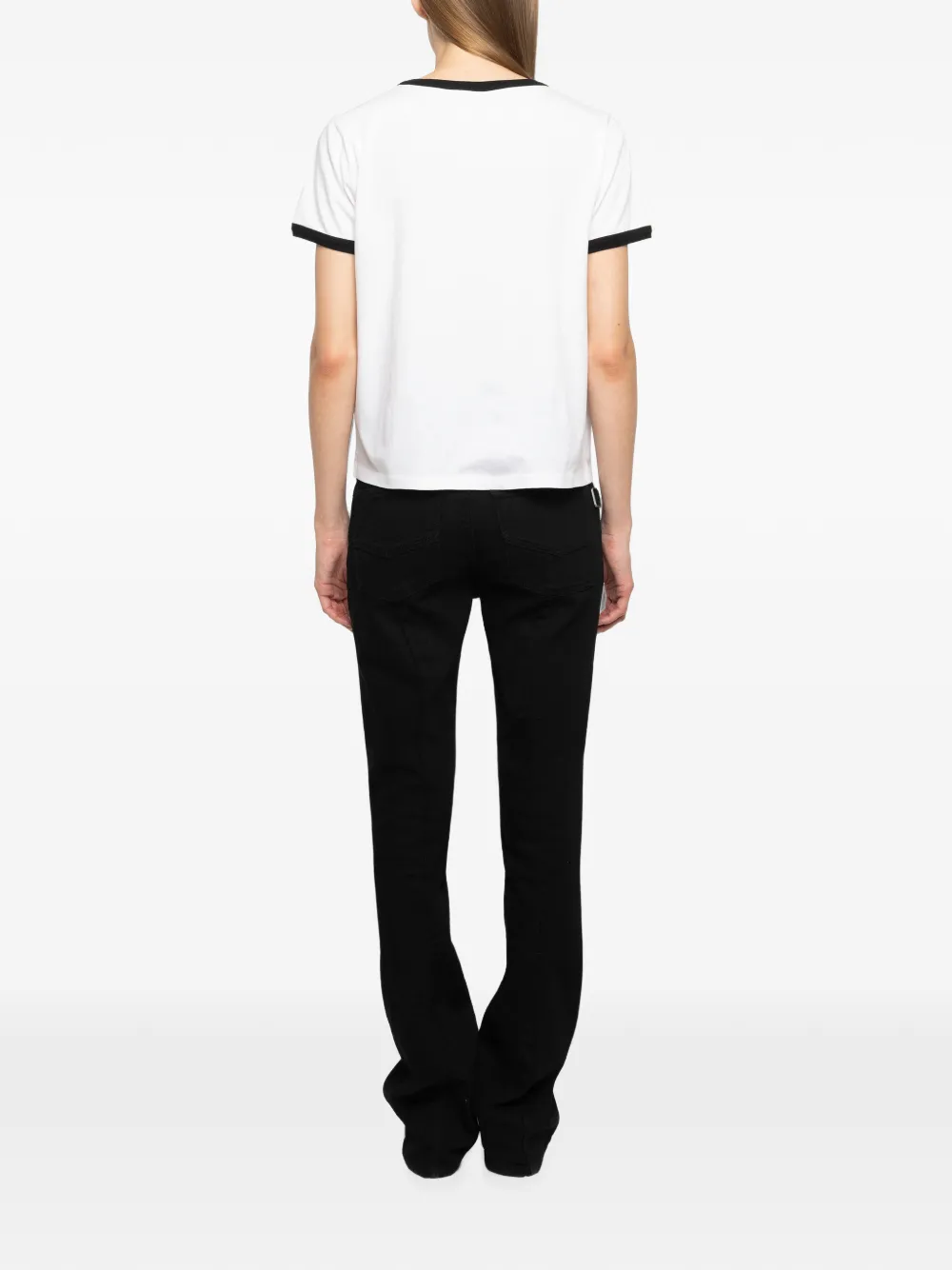 Zadig&Voltaire Alys T-shirt met logoprint Wit