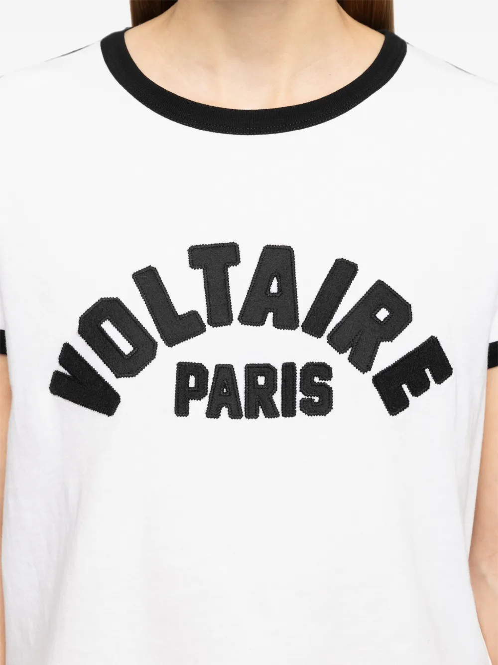Zadig&Voltaire Alys T-shirt met logoprint Wit