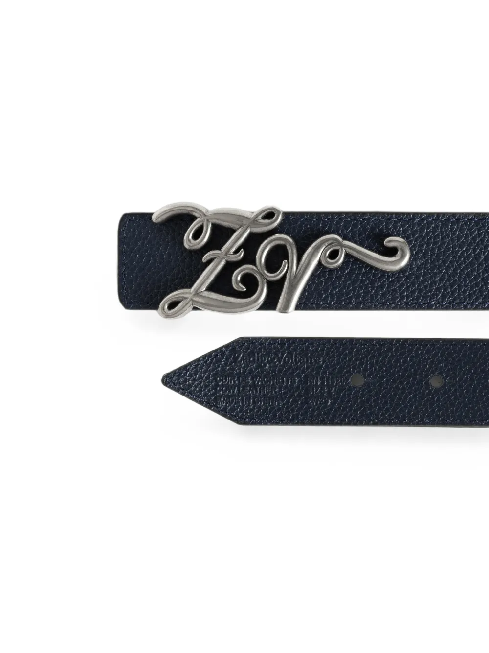 Zadig&Voltaire ZV omkeerbare 30 mm riem Zwart