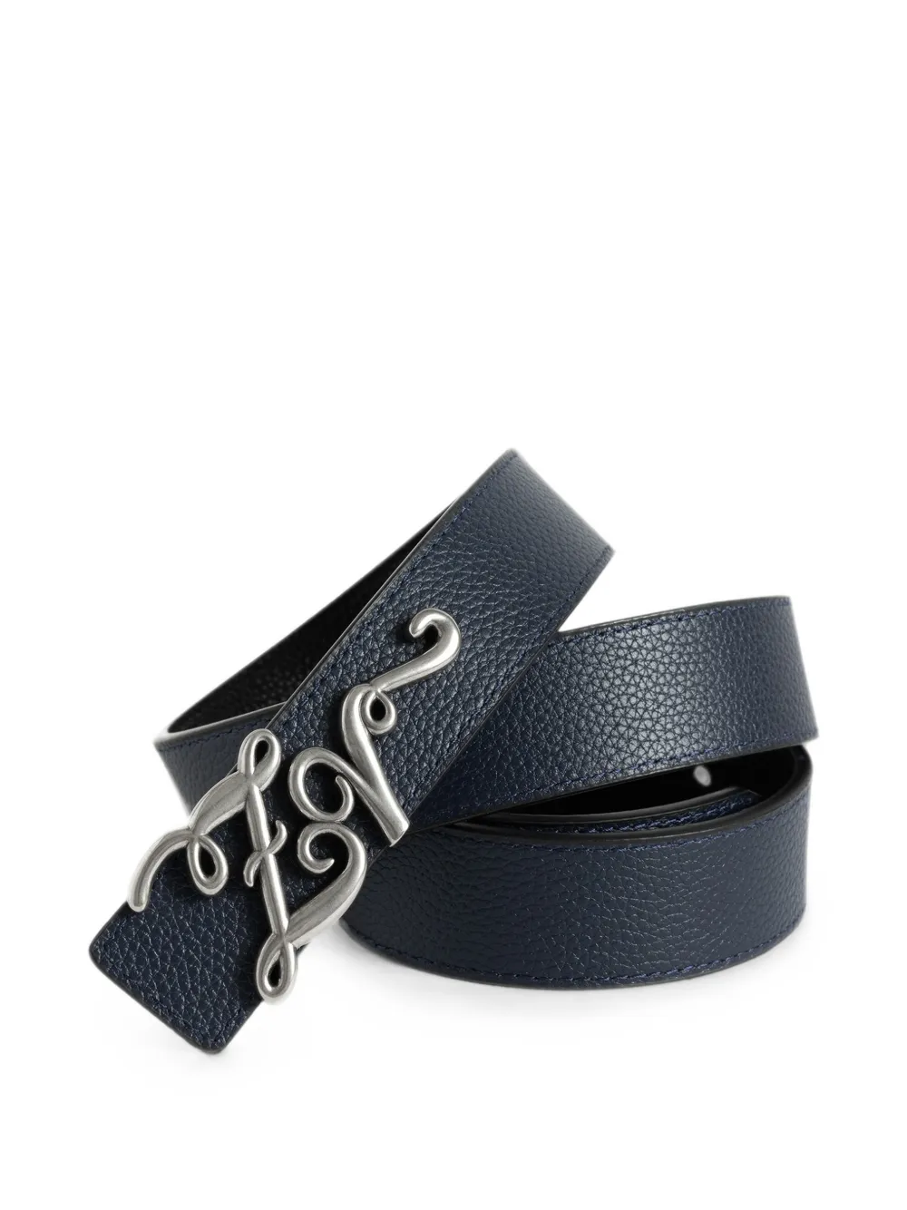 Zadig&Voltaire ZV omkeerbare 30 mm riem Zwart