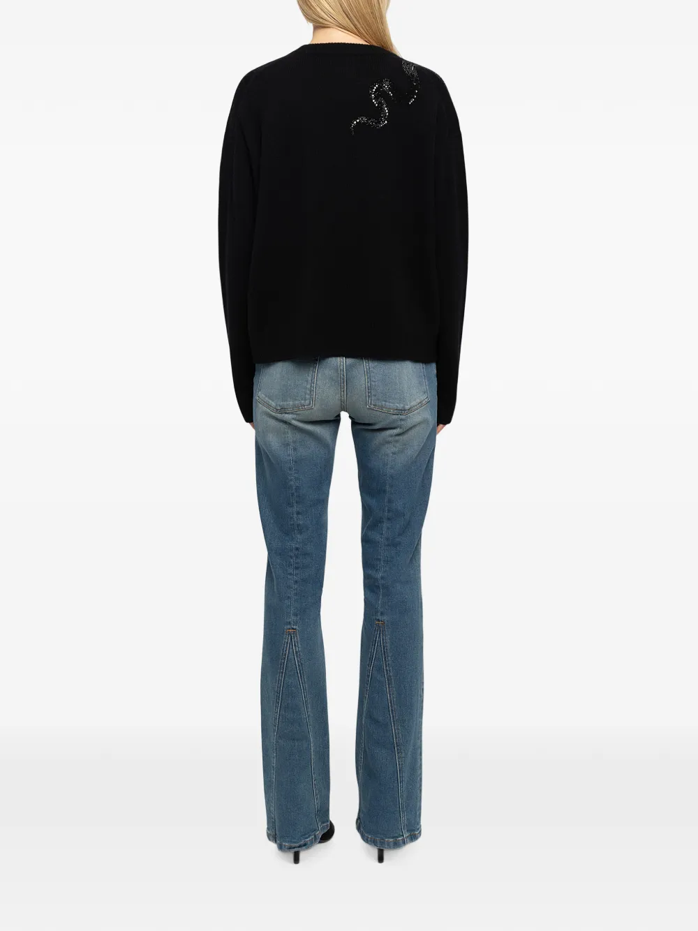 Zadig&Voltaire Markuz verfraaide trui Zwart