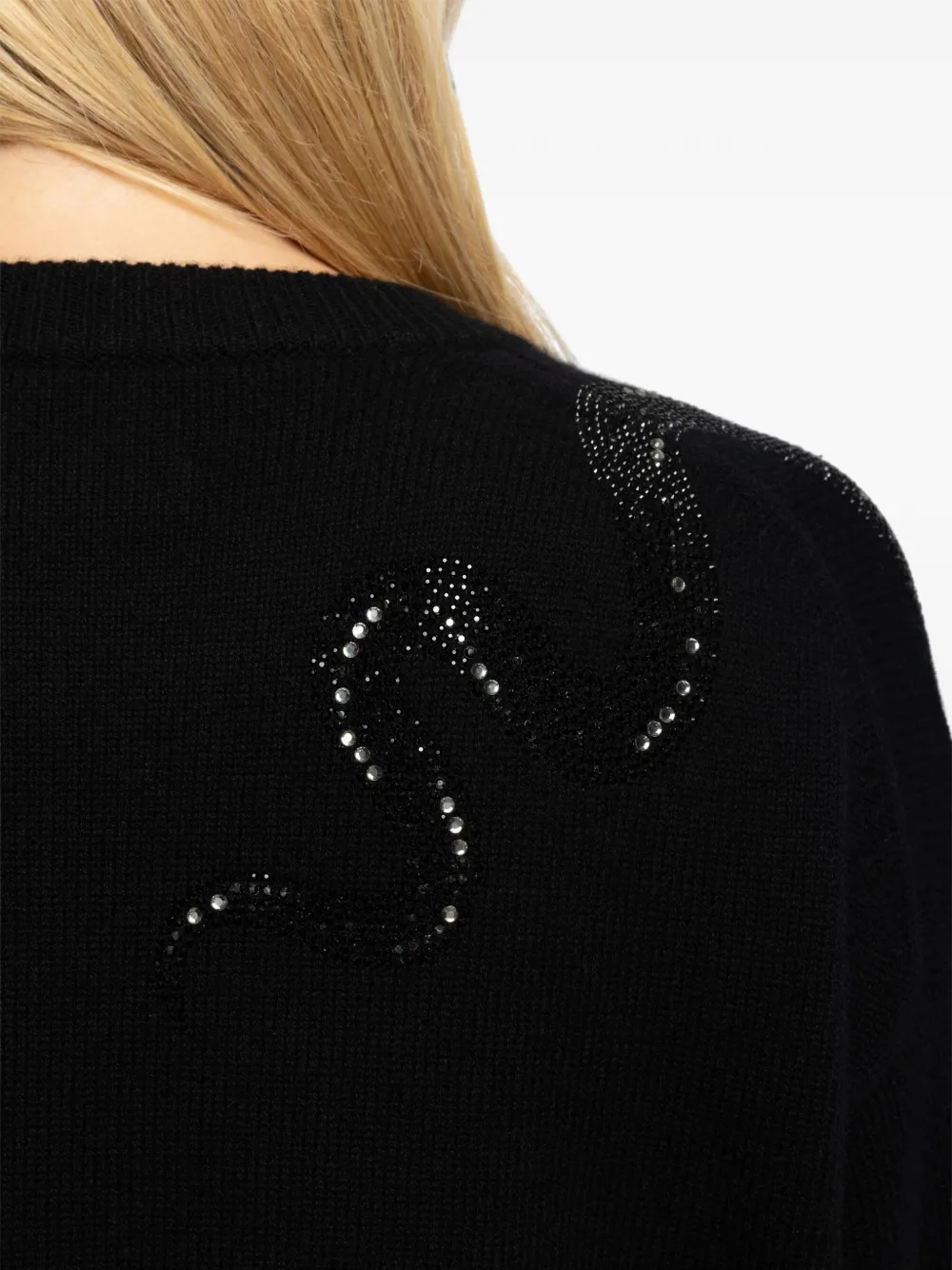 Zadig&Voltaire Markuz verfraaide trui Zwart