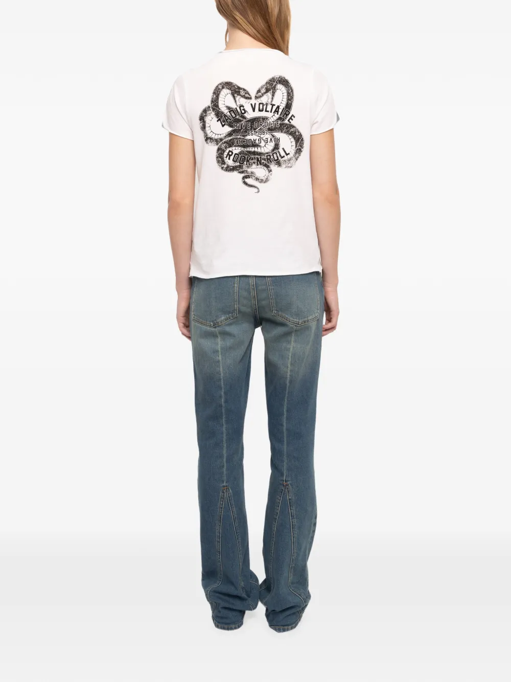 Zadig&Voltaire Henley T-shirt Wit