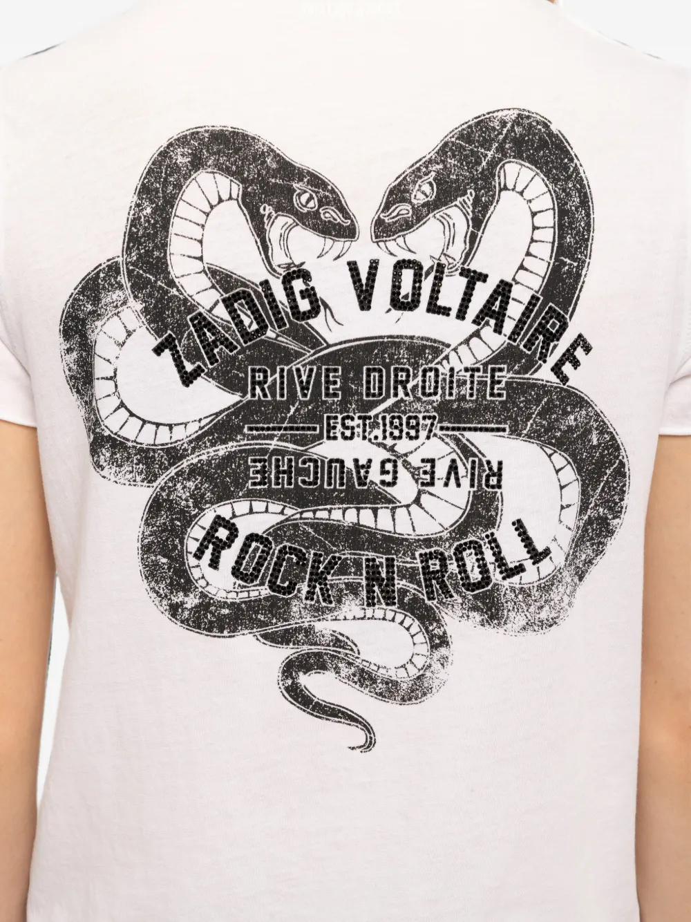 Zadig&Voltaire Henley T-shirt Wit