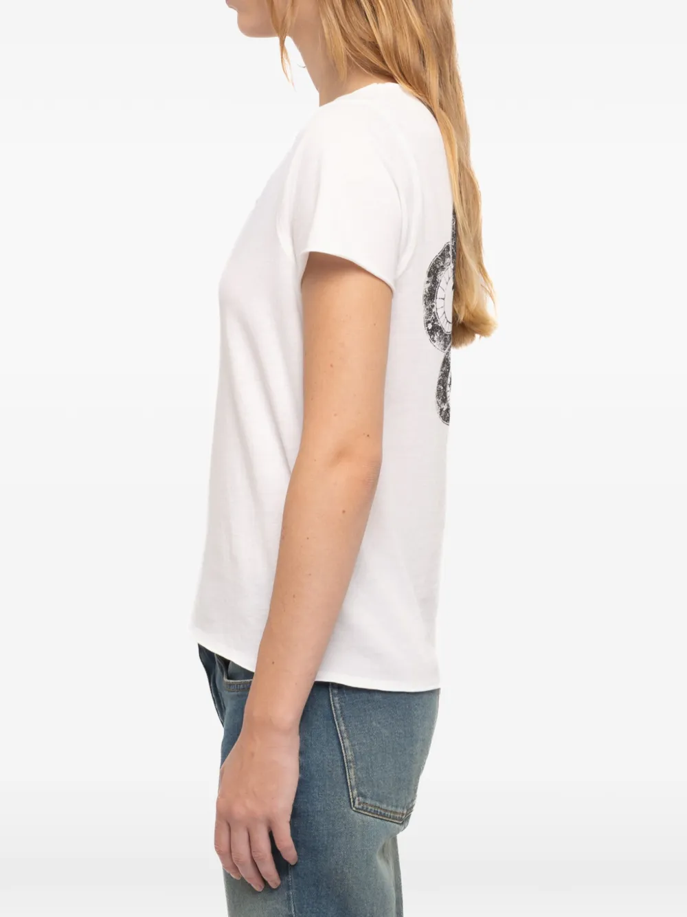 Zadig&Voltaire Henley T-shirt Wit