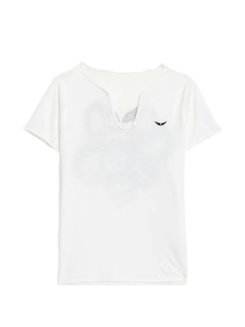Zadig&Voltaire Henley T-shirt Wit