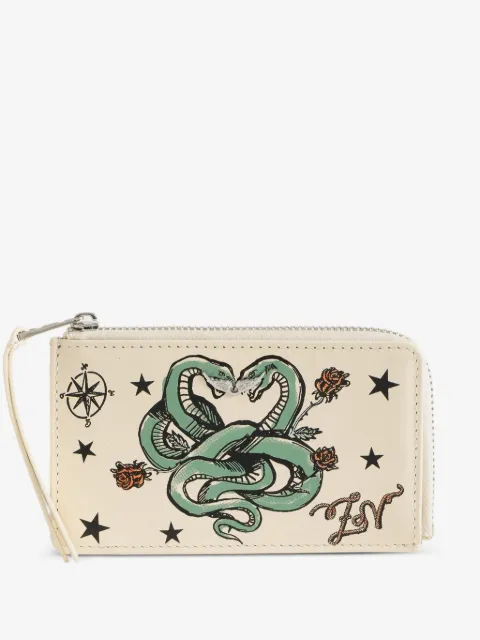 Zadig&Voltaire ZV card tattoo card holder