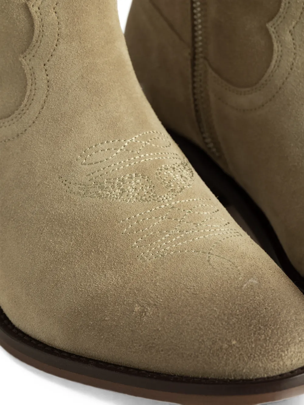 Zadig&Voltaire Tex low suede ankle boots Beige