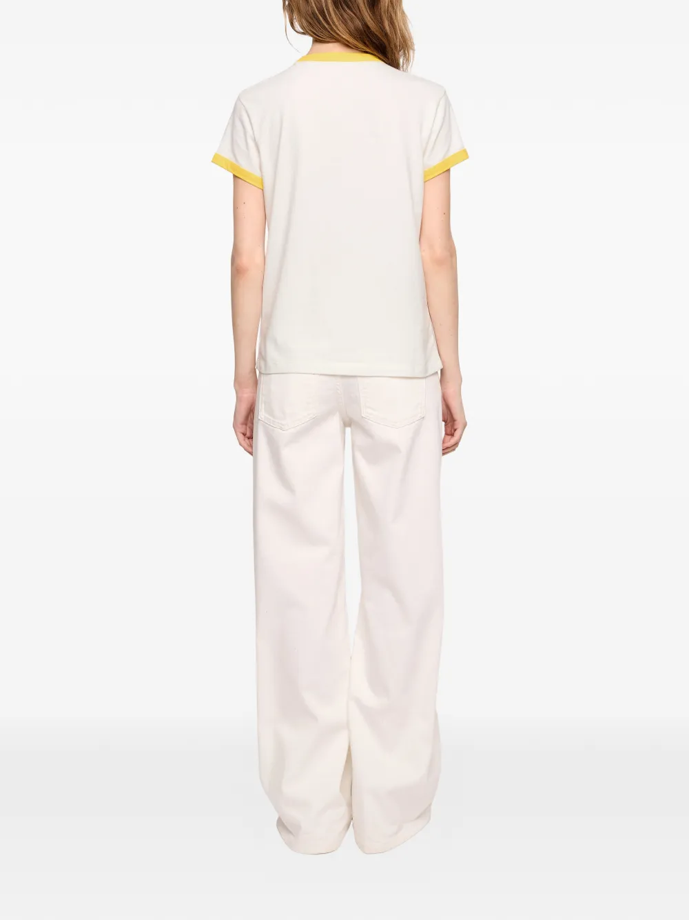 Zadig&Voltaire Walk T-shirt met grafische print Wit