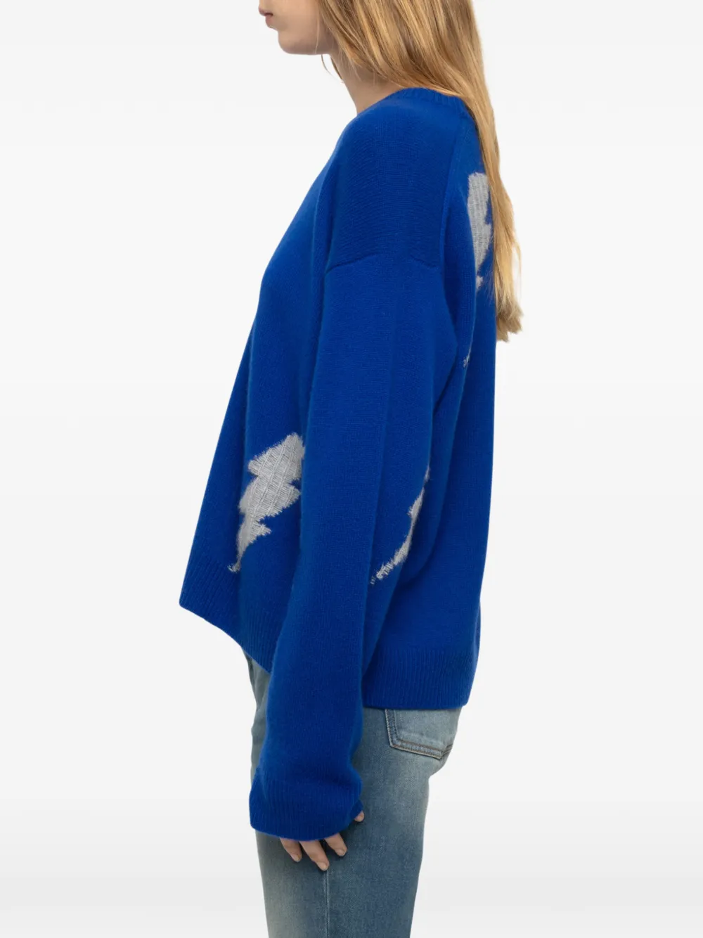 Zadig&Voltaire Markuz New Flashlight trui Blauw