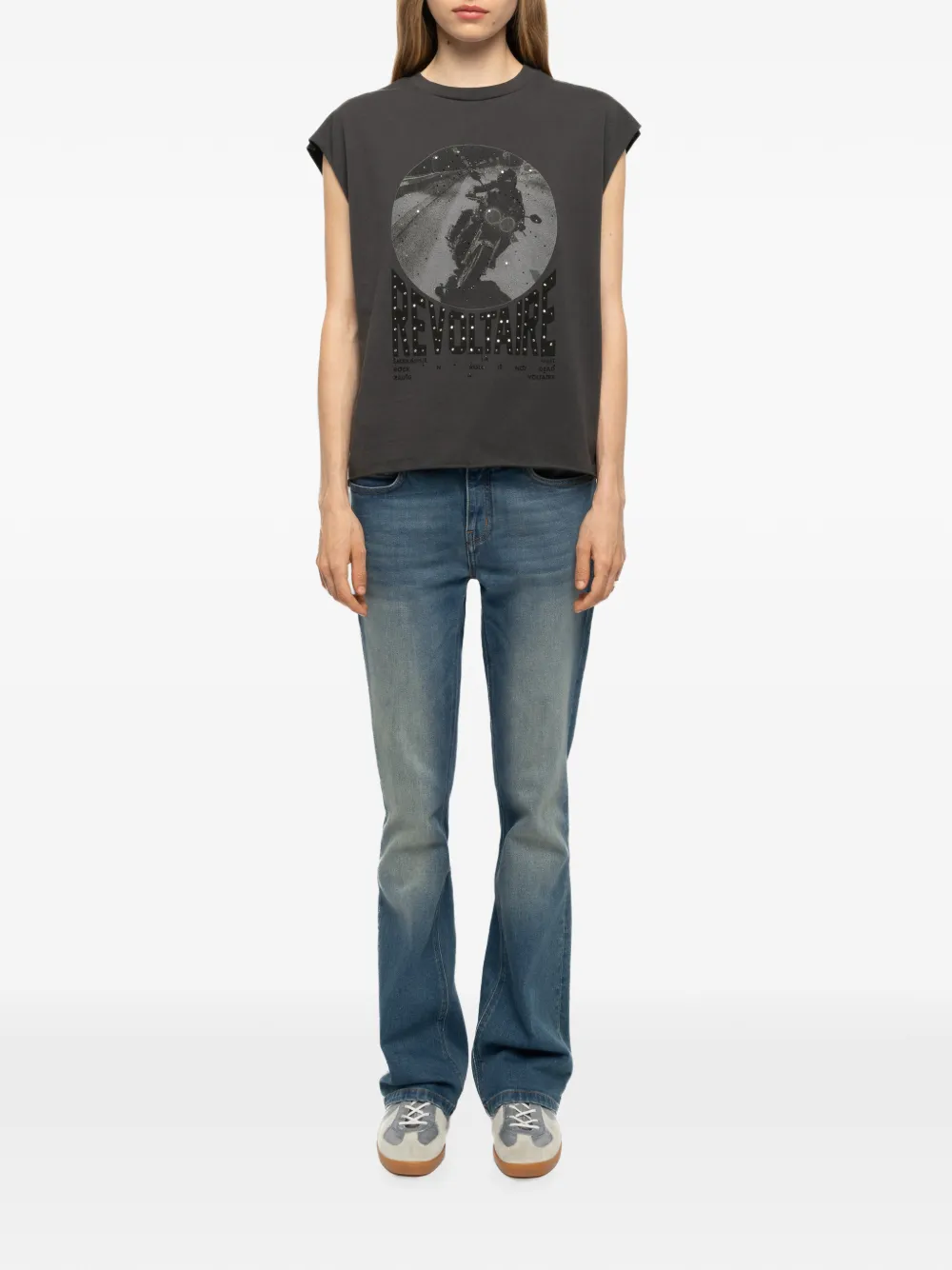 Zadig&Voltaire Cloe tanktop Grijs