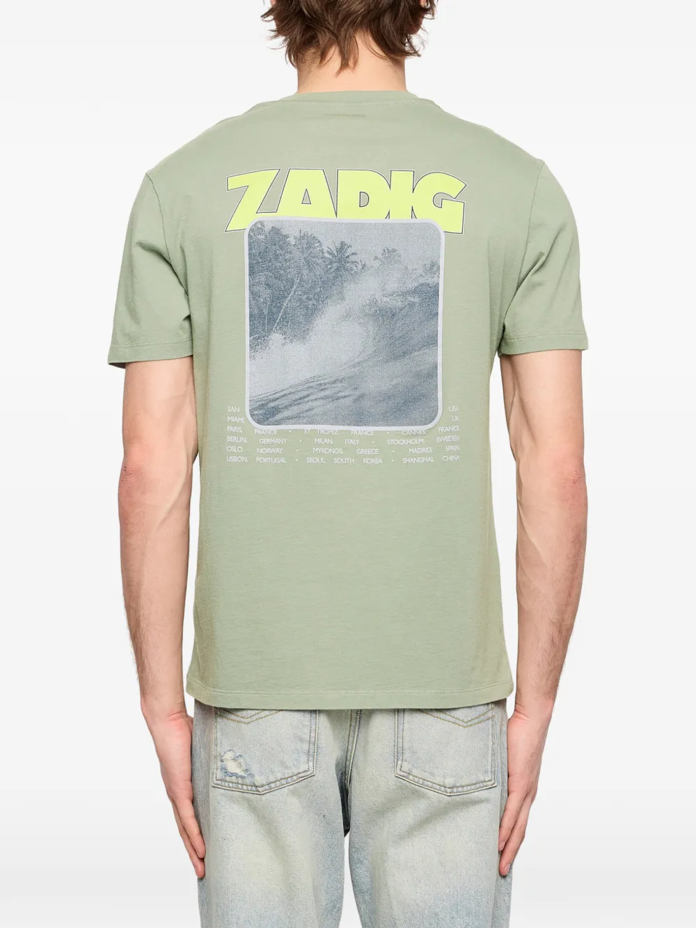 Zadig&Voltaire Tommy T-shirt met korte mouwen Groen