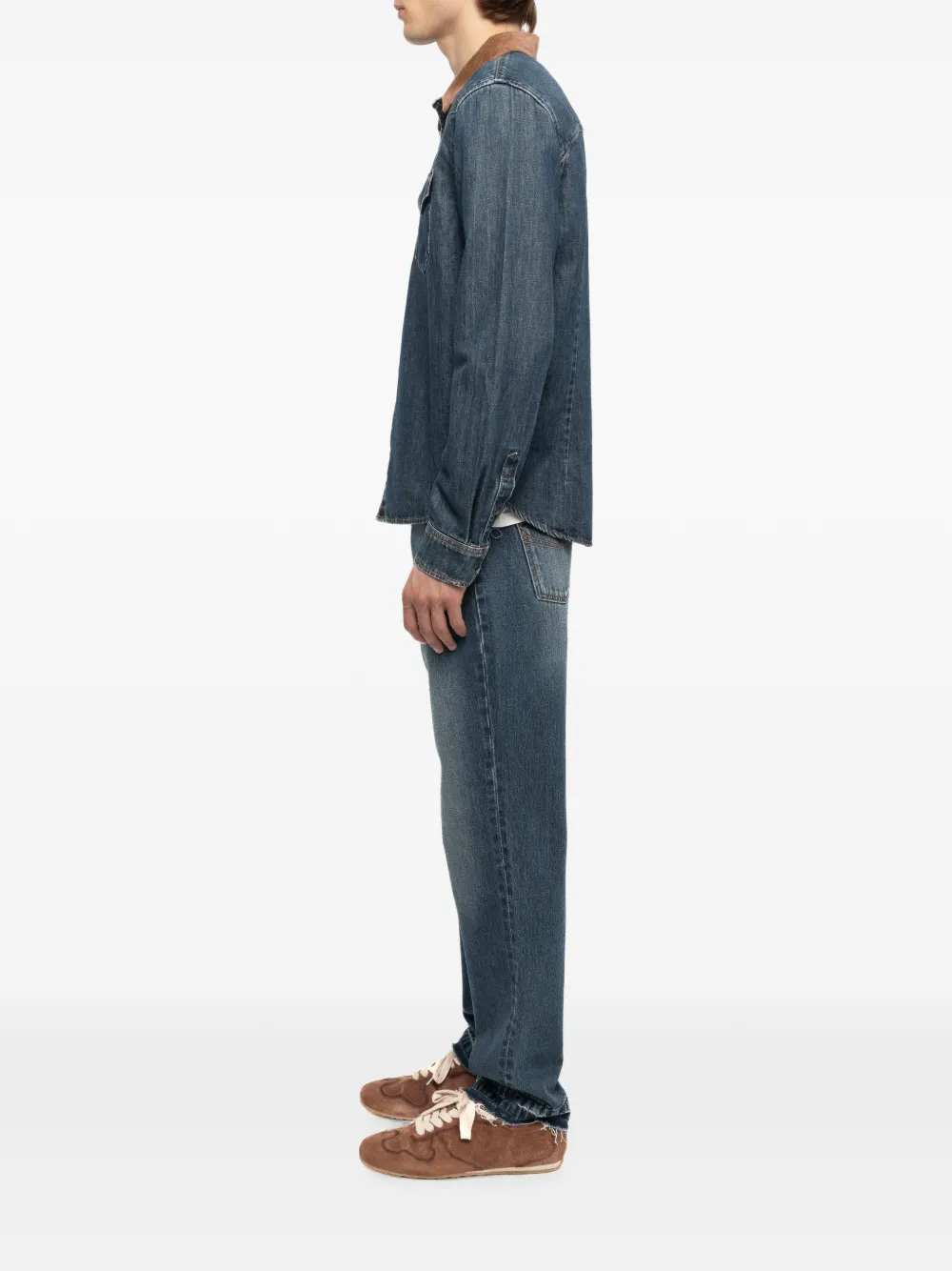 Zadig&Voltaire Saby denim overhemd Blauw