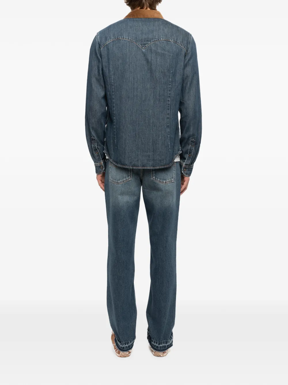 Zadig&Voltaire Saby denim overhemd Blauw