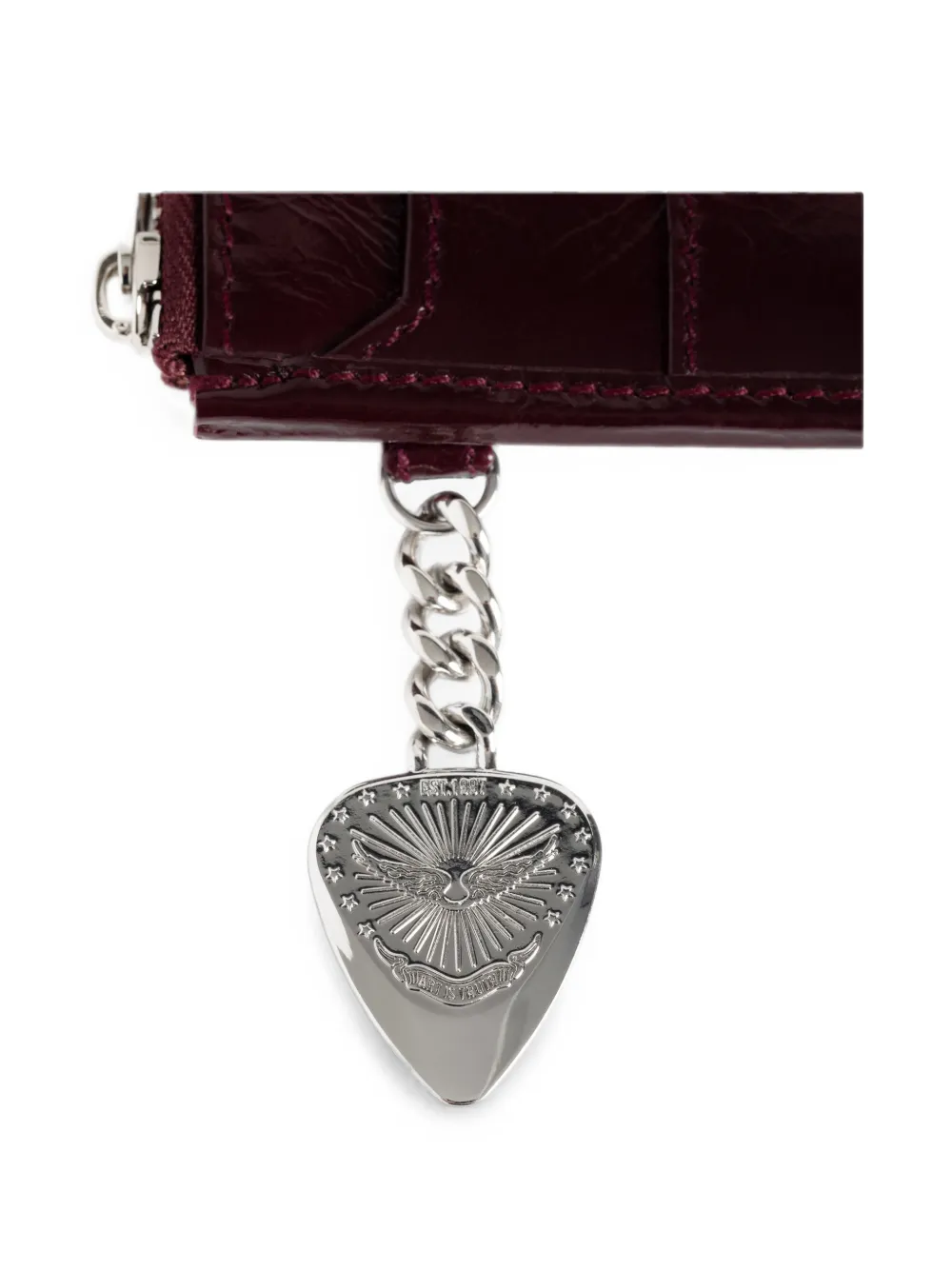 Zadig&Voltaire Sunny Card lakleren pasjeshouder Paars
