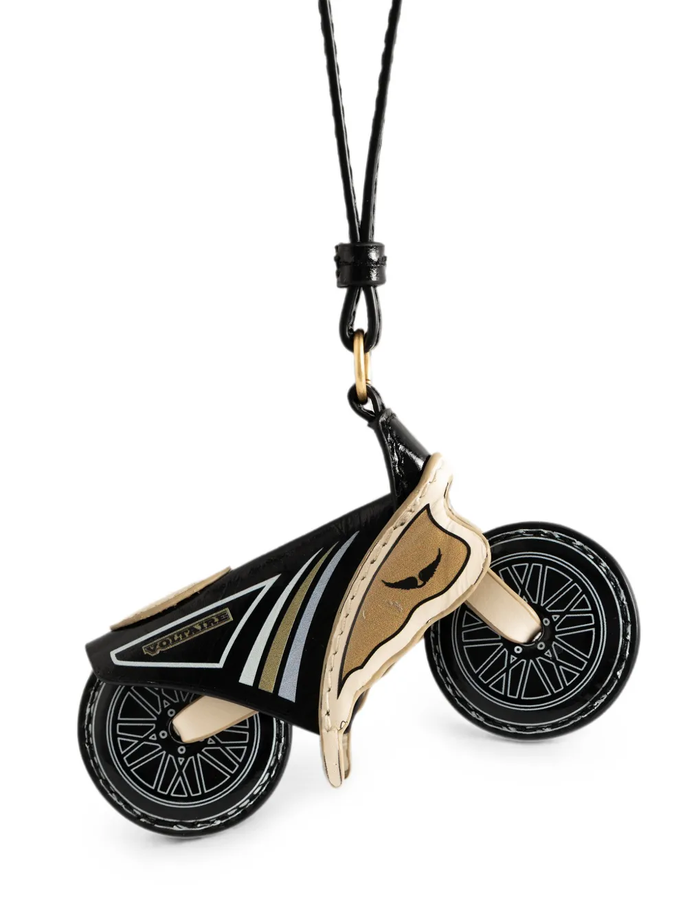 Zadig&Voltaire Sleutelhanger met motor Zwart
