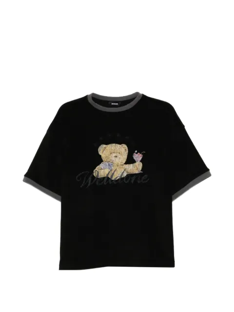 We11done teddy-bear print T-shirt