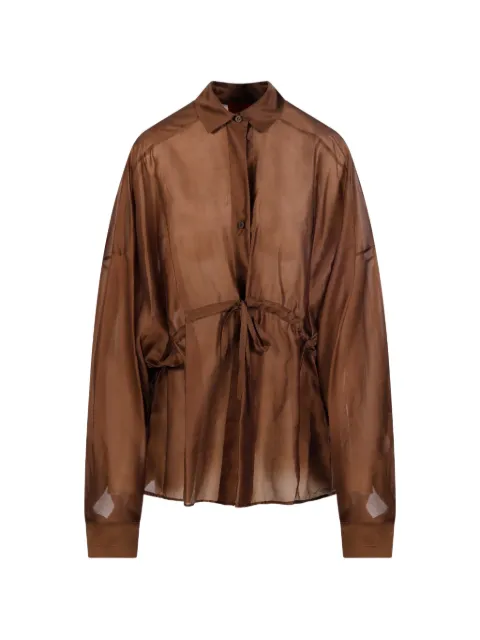 THELATEST Dalida bluse med snoretræk