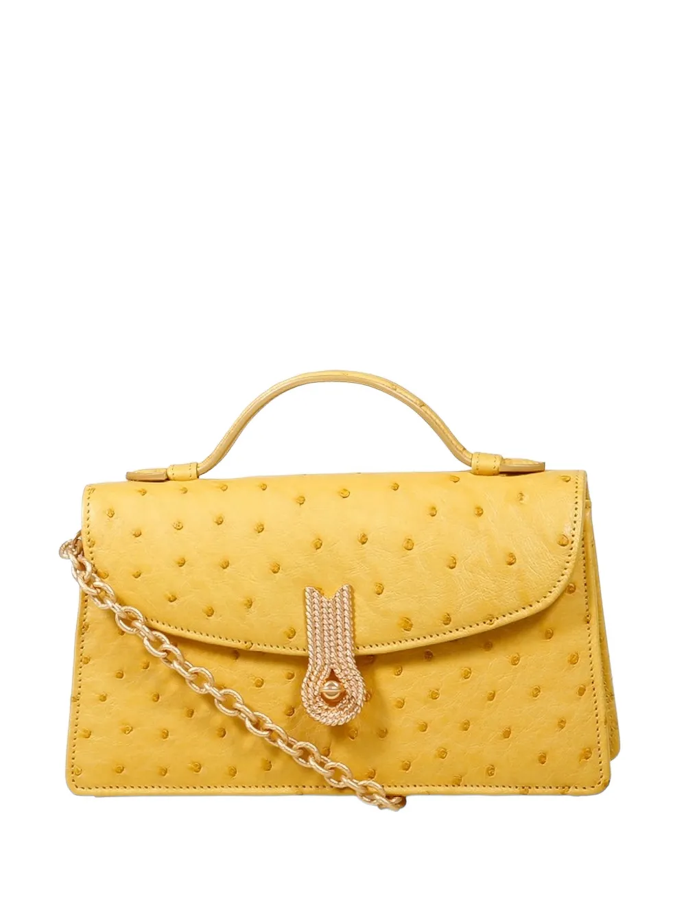 amato daniele mini Queen Altrove chain tote bag - Giallo