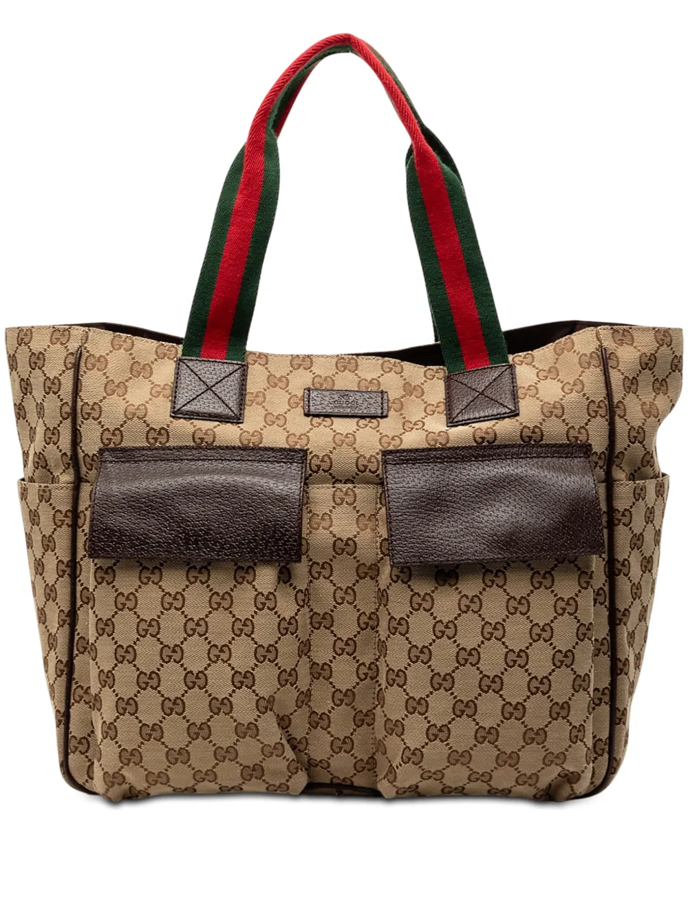 Gucci Pre-Owned 2000-2015 GG Canvas Web tote bag - Toni neutri