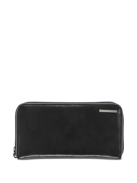 PIQUADRO zip-around leather wallet