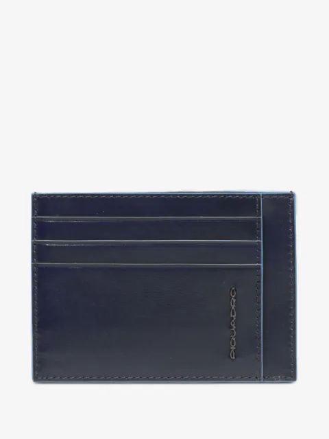 PIQUADRO tarjetero de piel slim