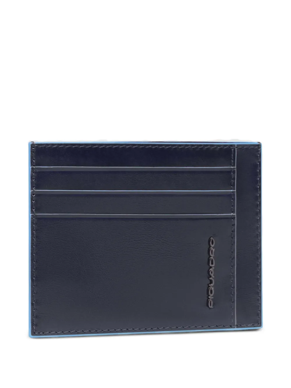 PIQUADRO Leren pasjeshouder Blauw