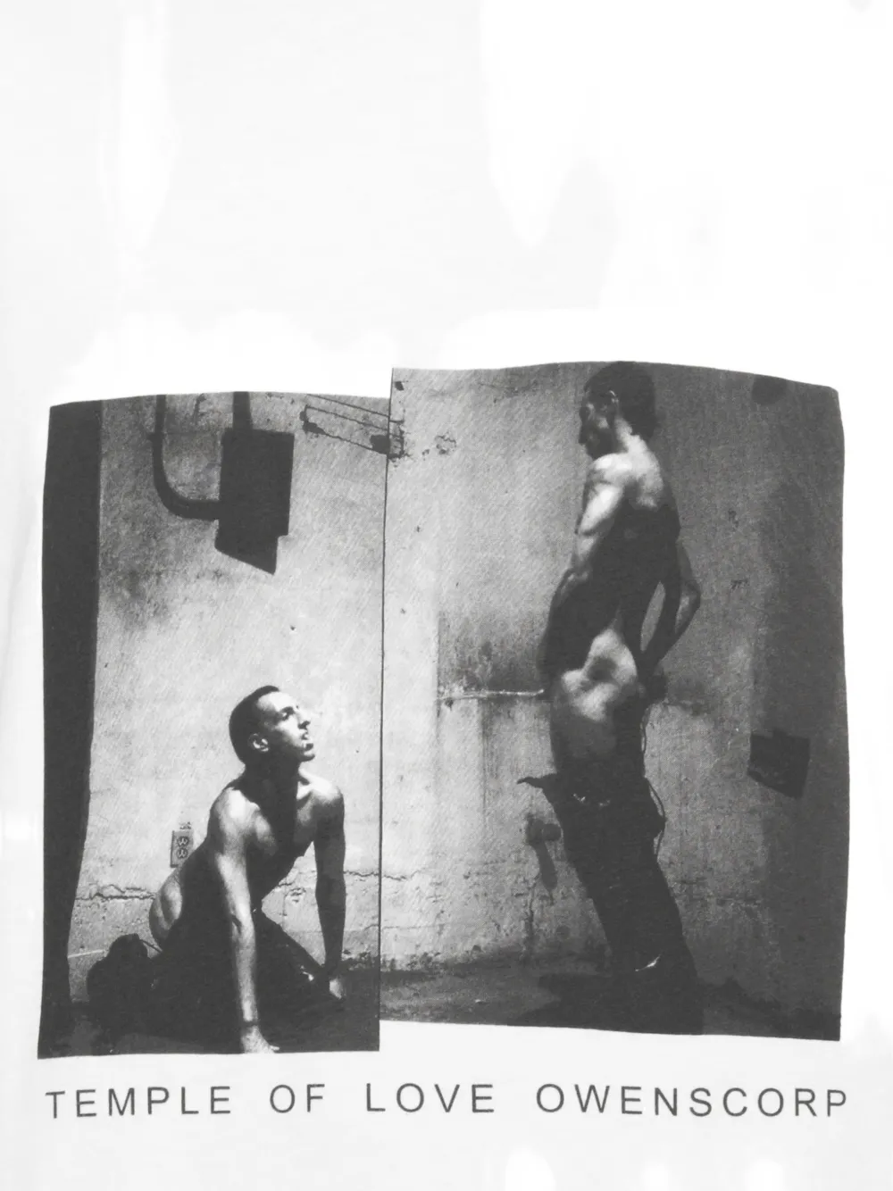 Rick Owens DRKSHDW T-shirt met print Wit