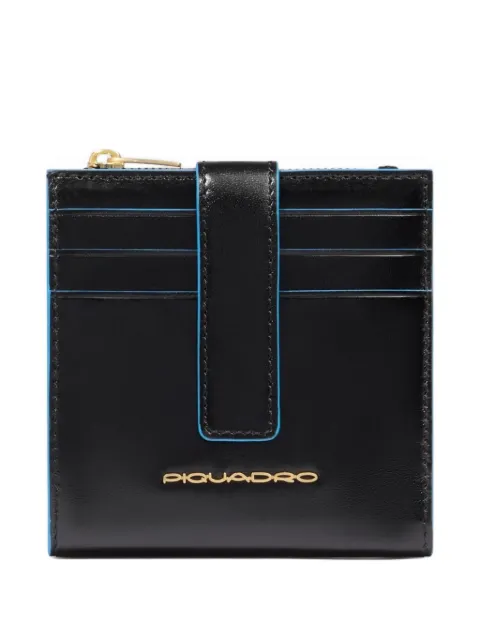 PIQUADRO 지퍼 레더 카드홀더