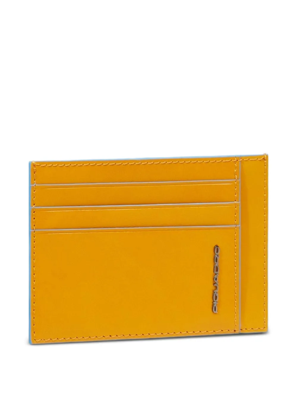 PIQUADRO Leren pasjeshouder Geel
