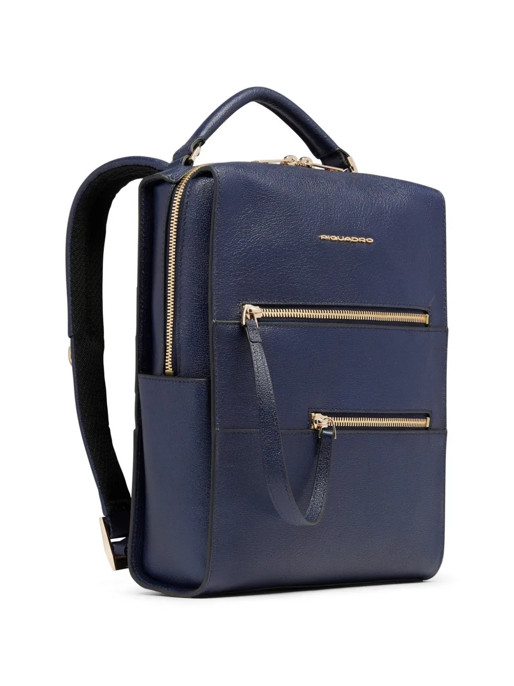 PIQUADRO Leren iPad rugzak Blauw