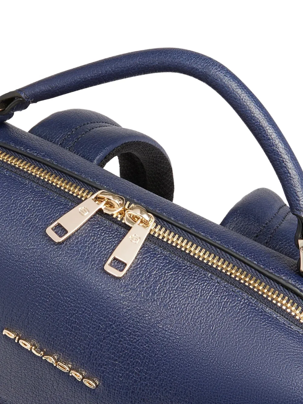 PIQUADRO Leren iPad rugzak Blauw