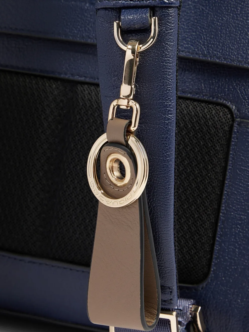 PIQUADRO Leren iPad rugzak Blauw