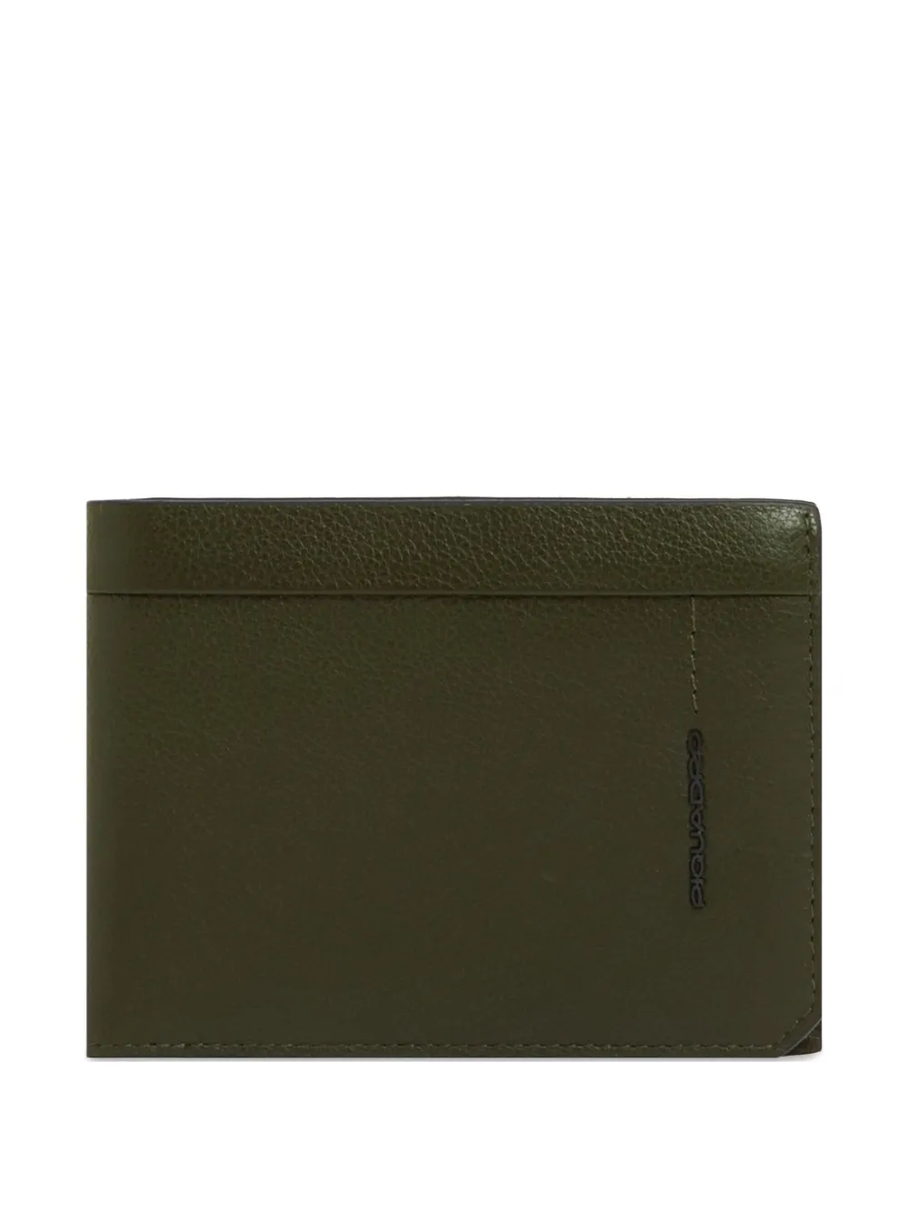 PIQUADRO coin pocket leather wallet - Verde