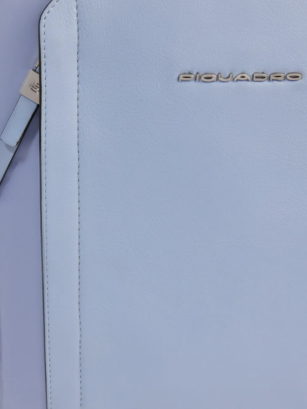 Piquadro Mochila Textil De Piel - Azul 