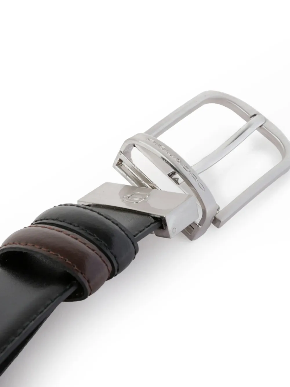 PIQUADRO Leren riem Bruin