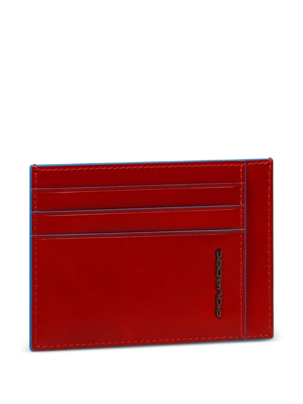PIQUADRO Leren pasjeshouder Rood