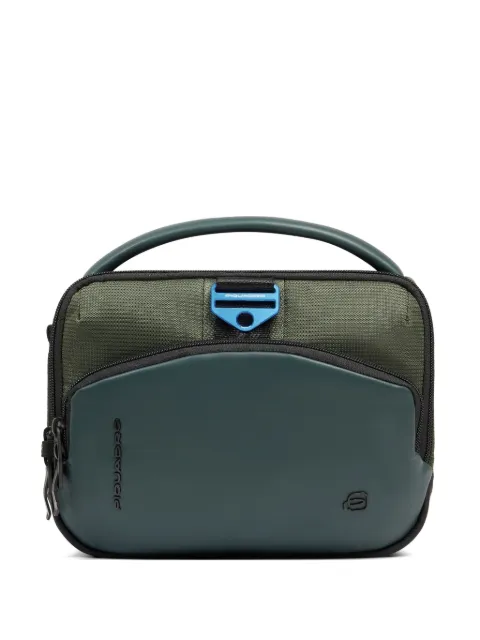 PIQUADRO handle zip crossbody bag