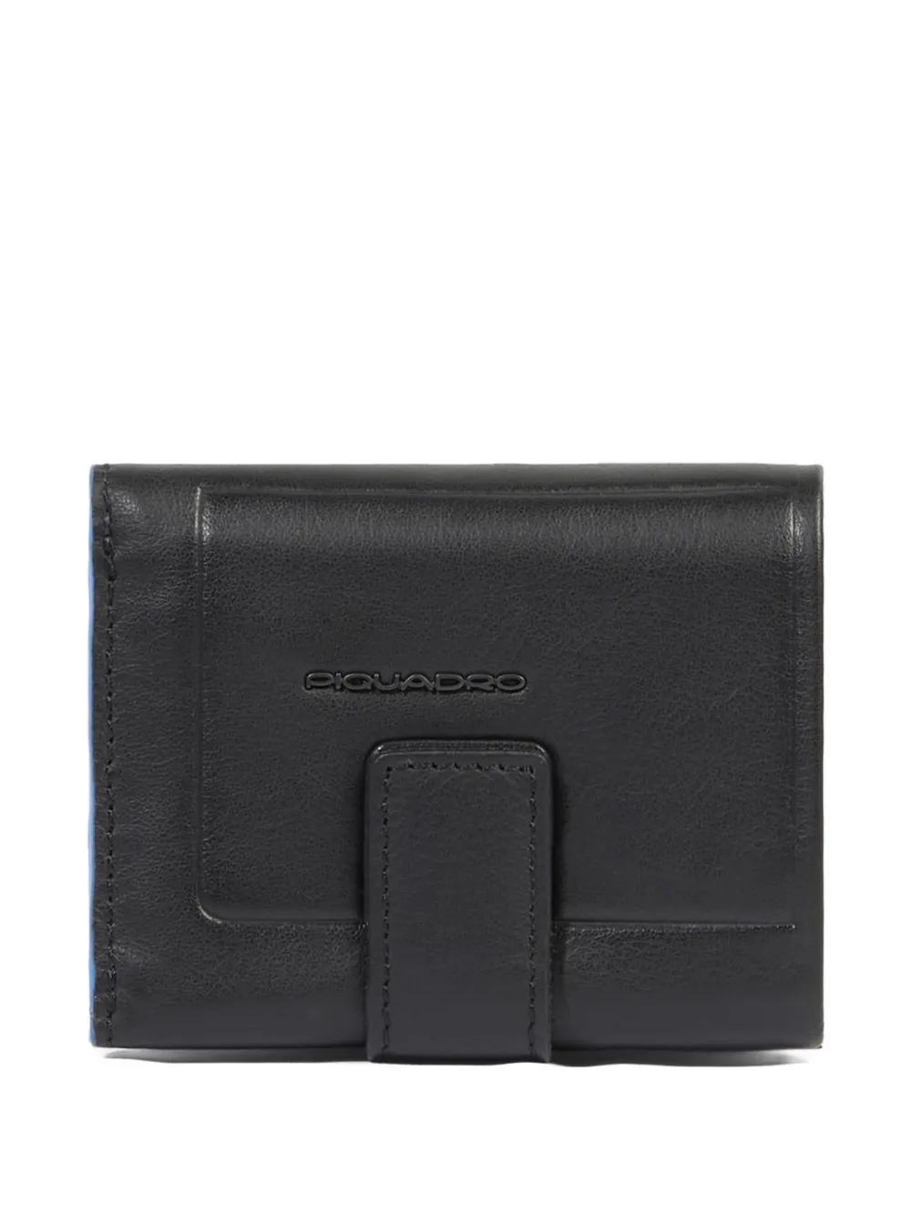 PIQUADRO pocket trifold leather wallet - Nero