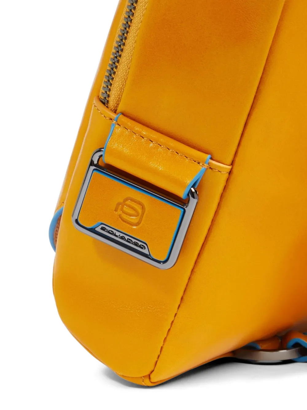 PIQUADRO Leren crossbodytas Oranje