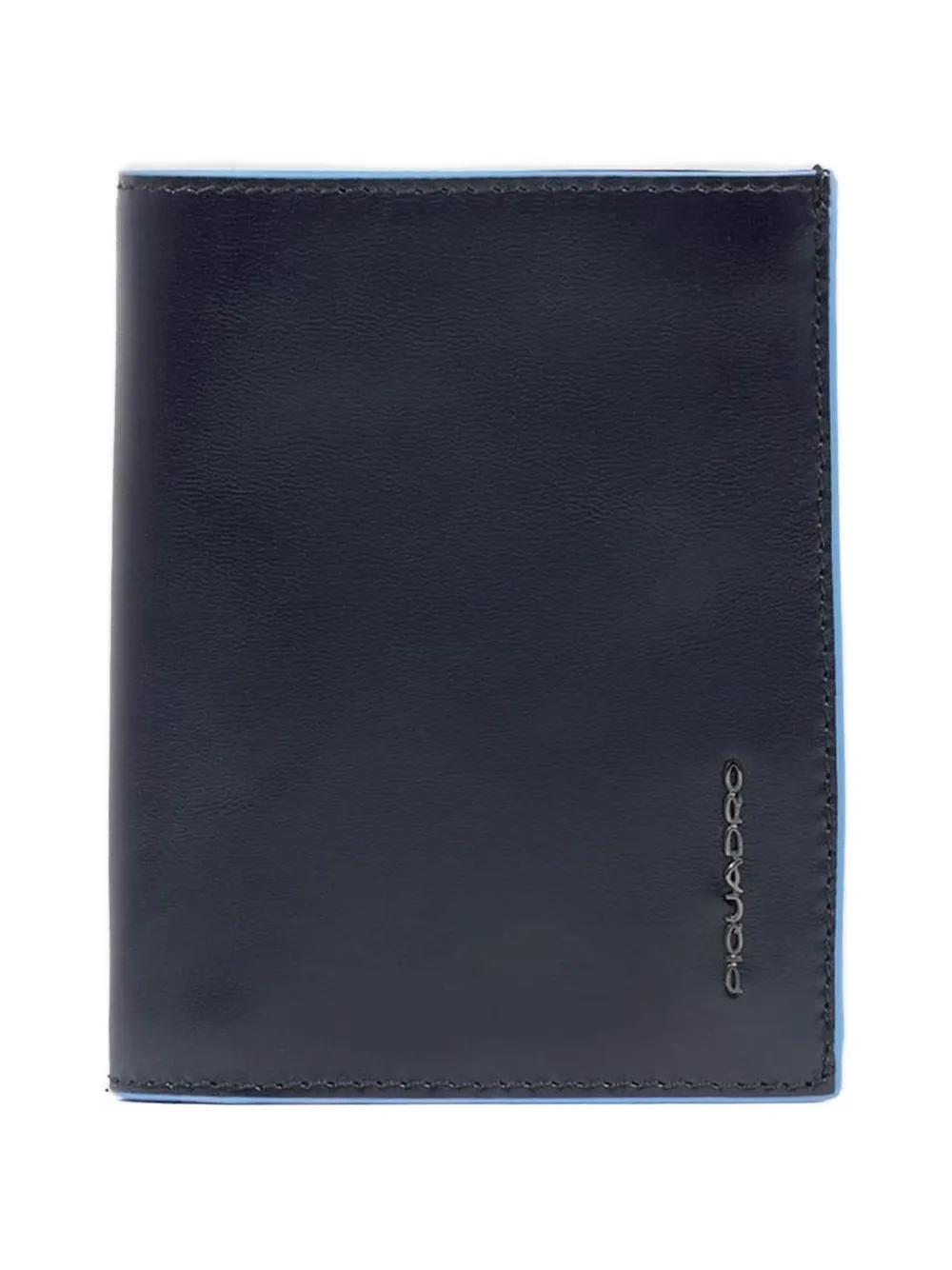 PIQUADRO trifold leather wallet - Blu