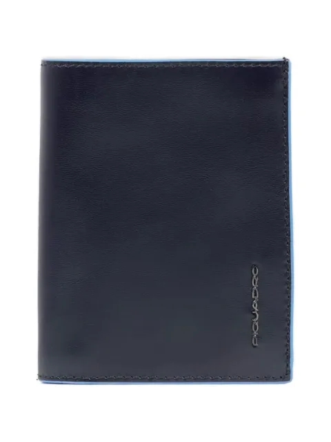 PIQUADRO trifold leather wallet
