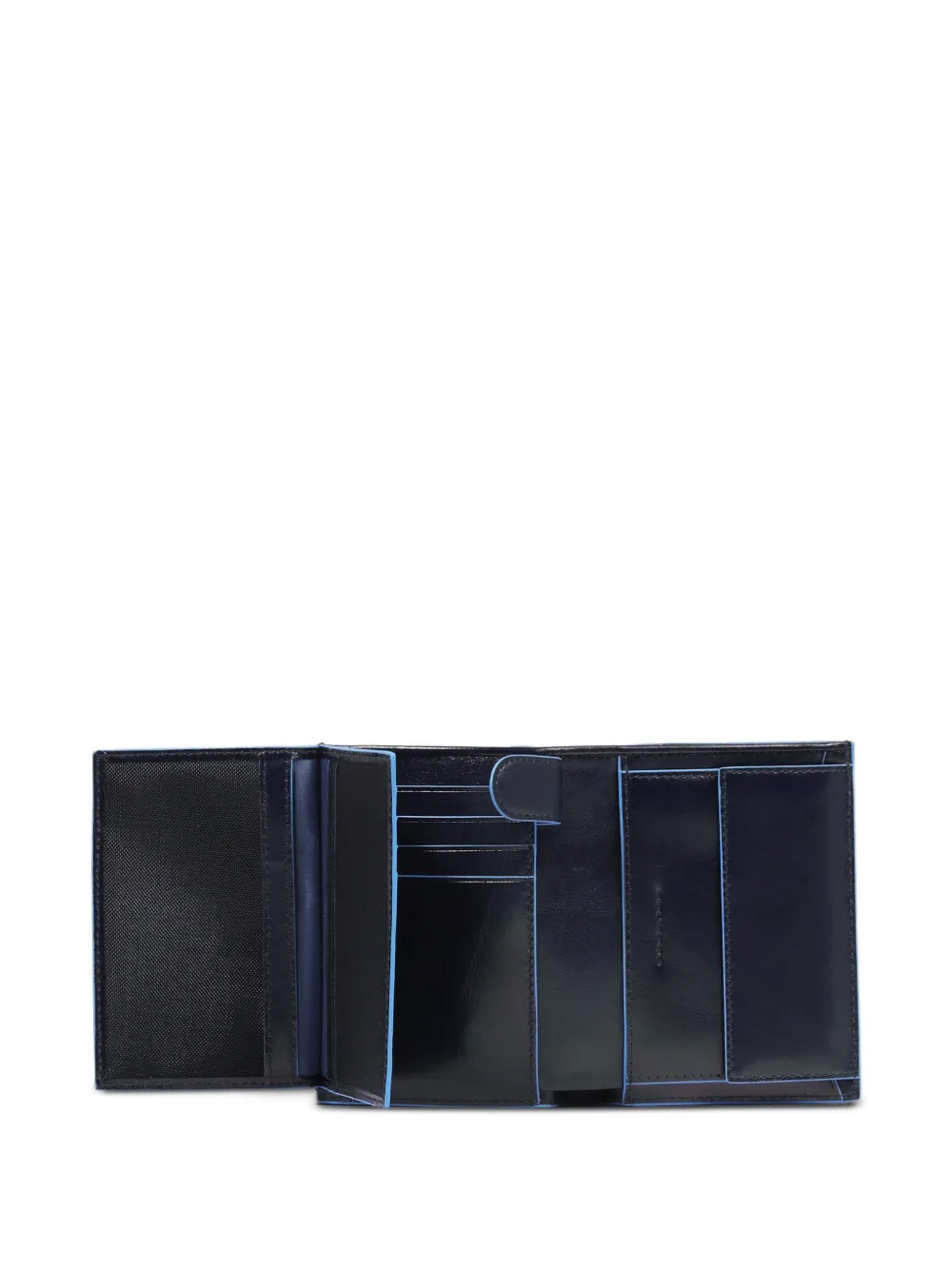 PIQUADRO Leren portemonnee Blauw